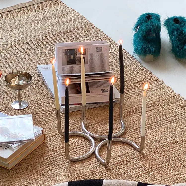Dual Light Balance Nordic U-Shape Candle Holder⚔️