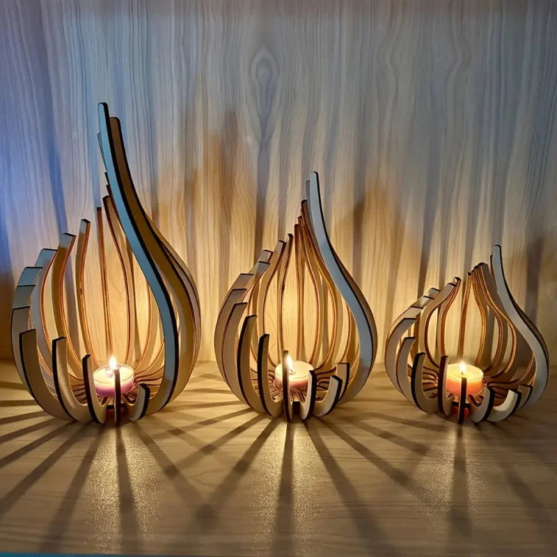 Sculpted Wooden Serenity