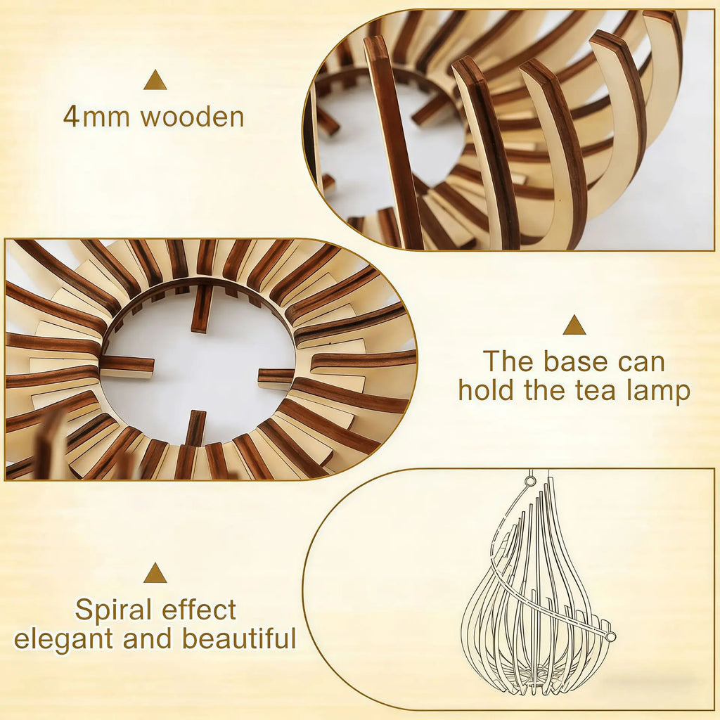 Sculpted Wooden Serenity