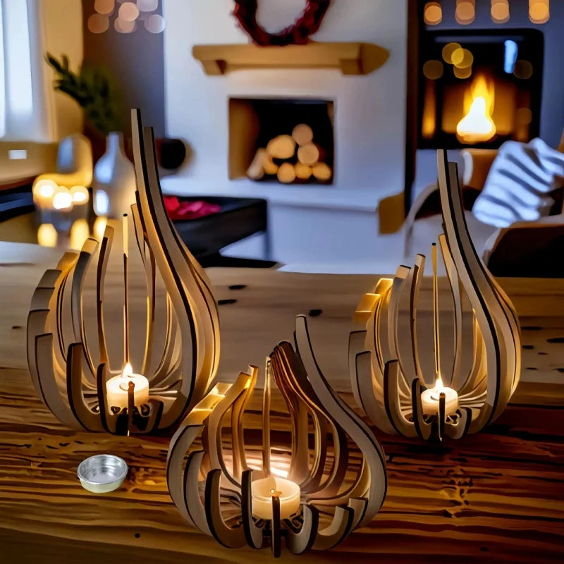 Sculpted Wooden Serenity