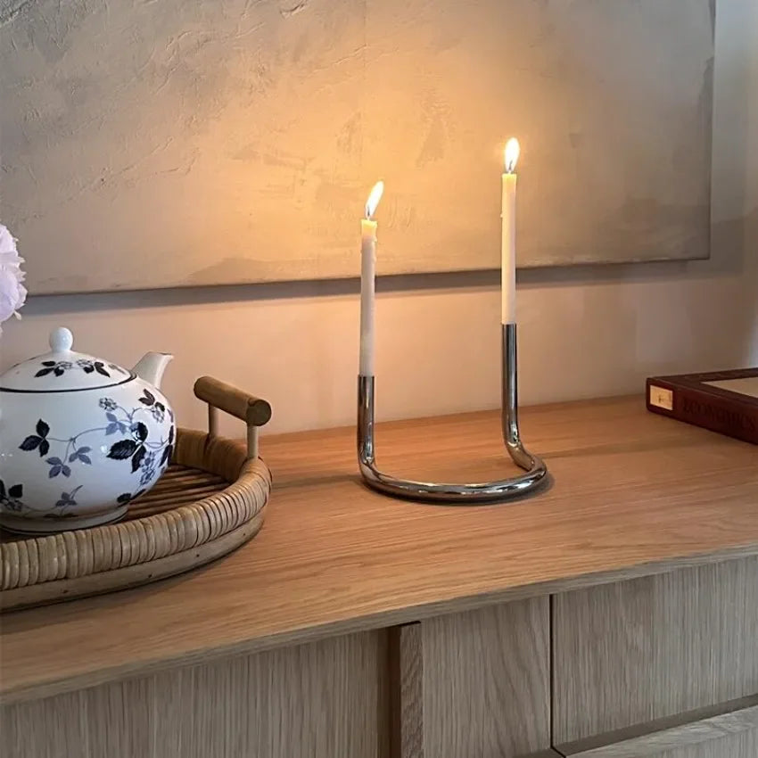 Dual Light Balance Nordic U-Shape Candle Holder⚔️