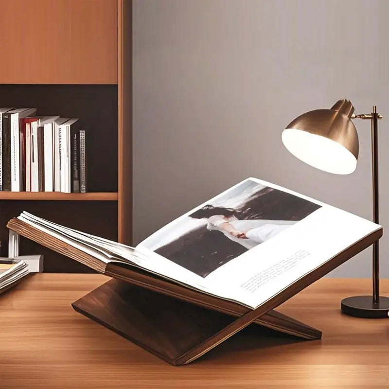 Still & Study Wooden Book Display Stand