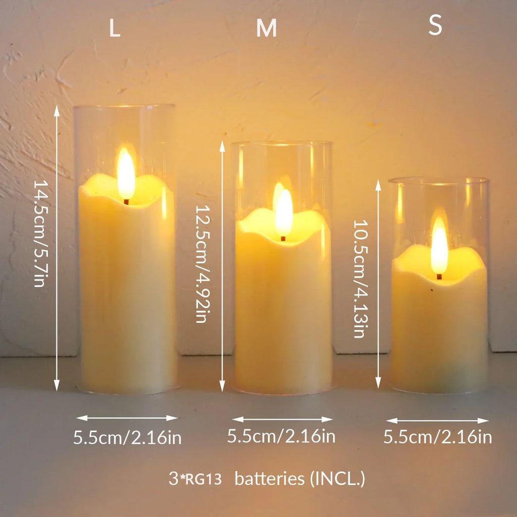 Lumen Quiet™ Flameless LED Candle Set