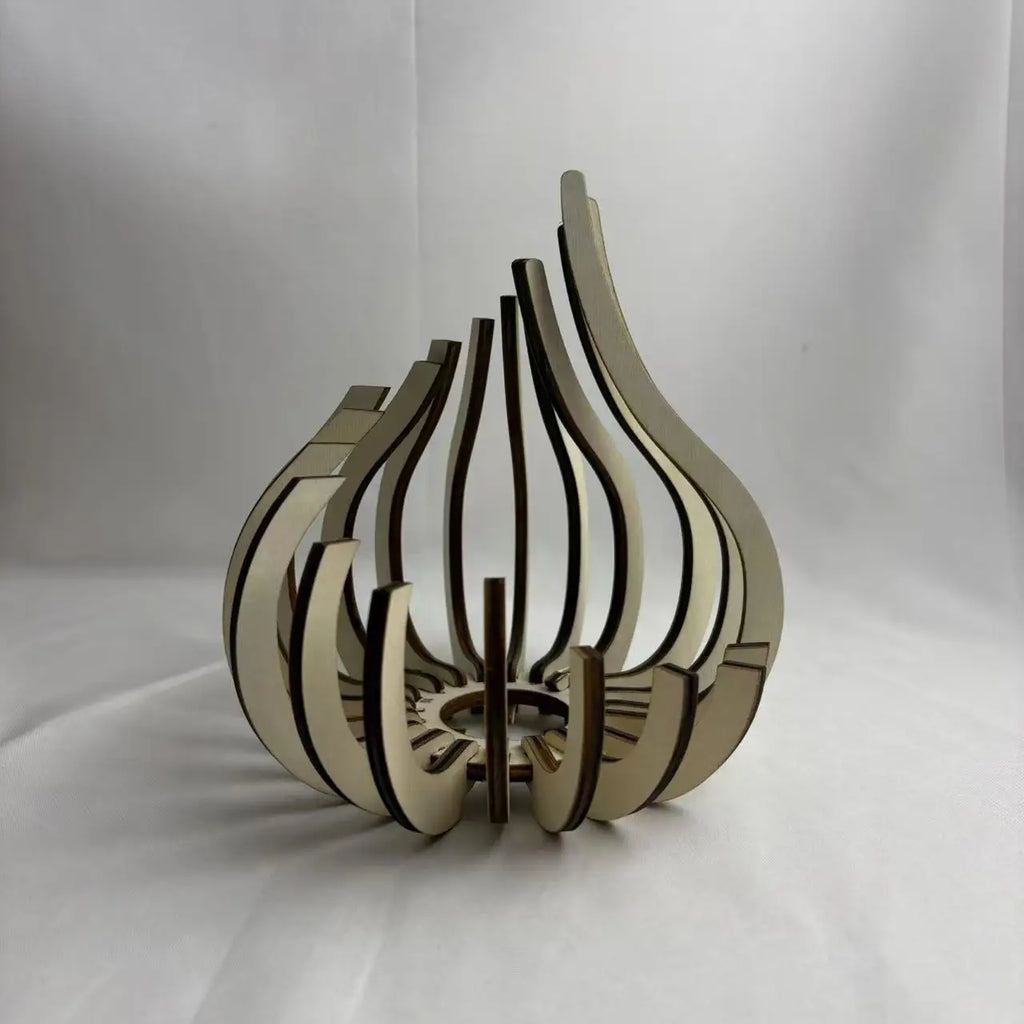 Sculpted Wooden Serenity