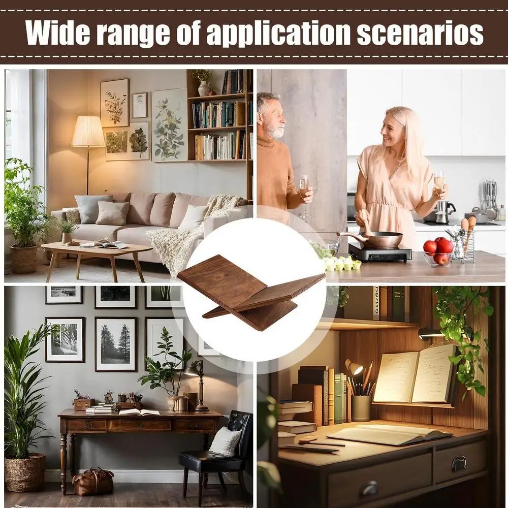 Still & Study Wooden Book Display Stand