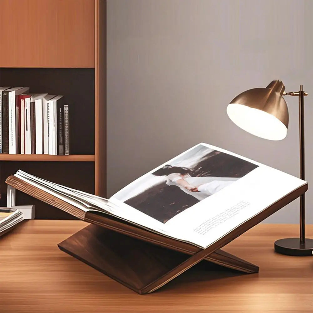 Still & Study Wooden Book Display Stand