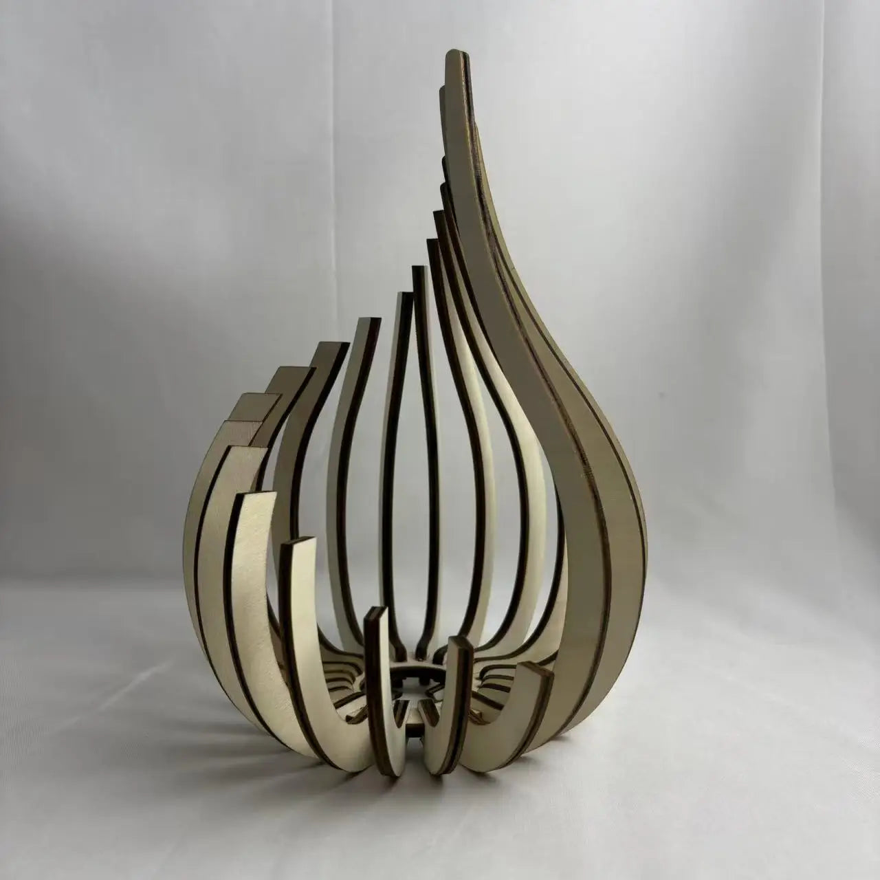 Sculpted Wooden Serenity